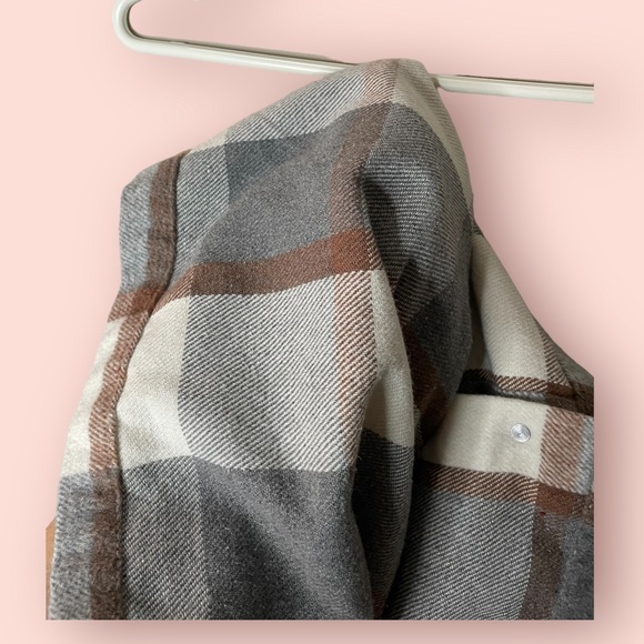 Just Polly Reworked Plaid Crop Top - Picture 4 of 8